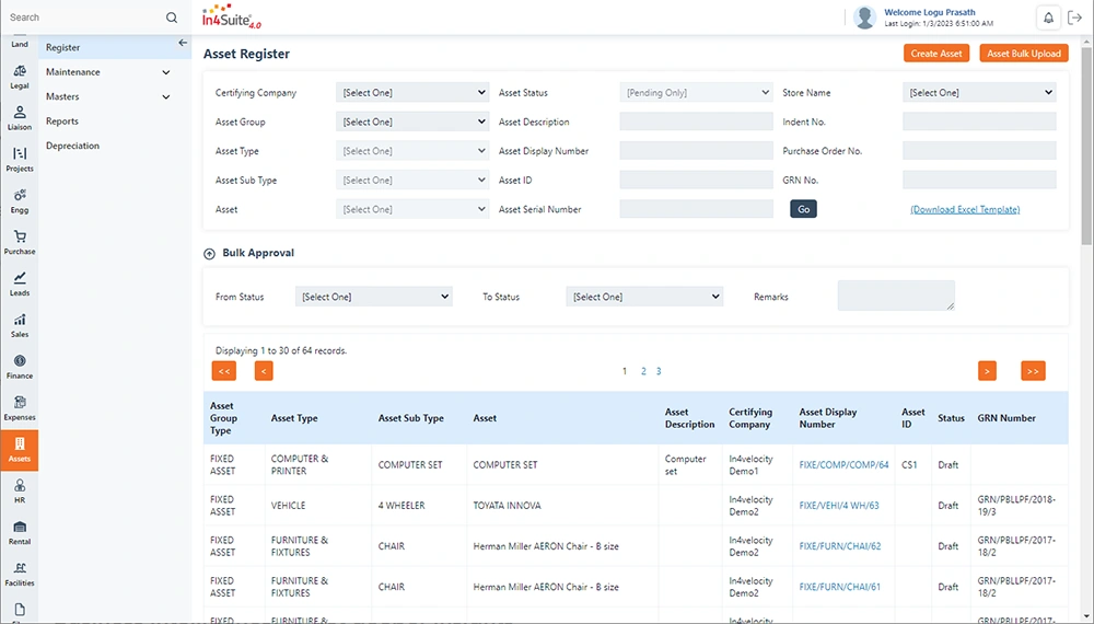 assets module