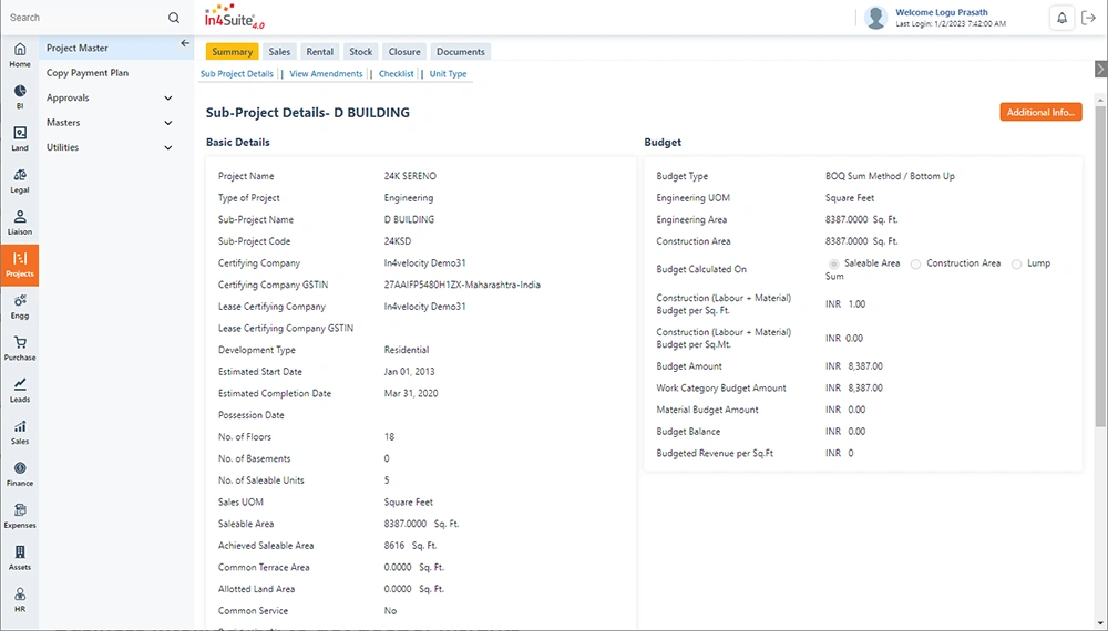projects module