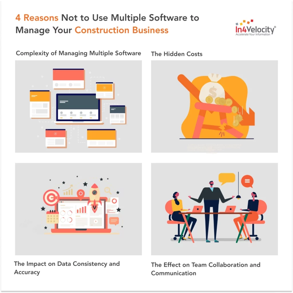 4 Reasons Not to Use Multiple Software in Construction Business